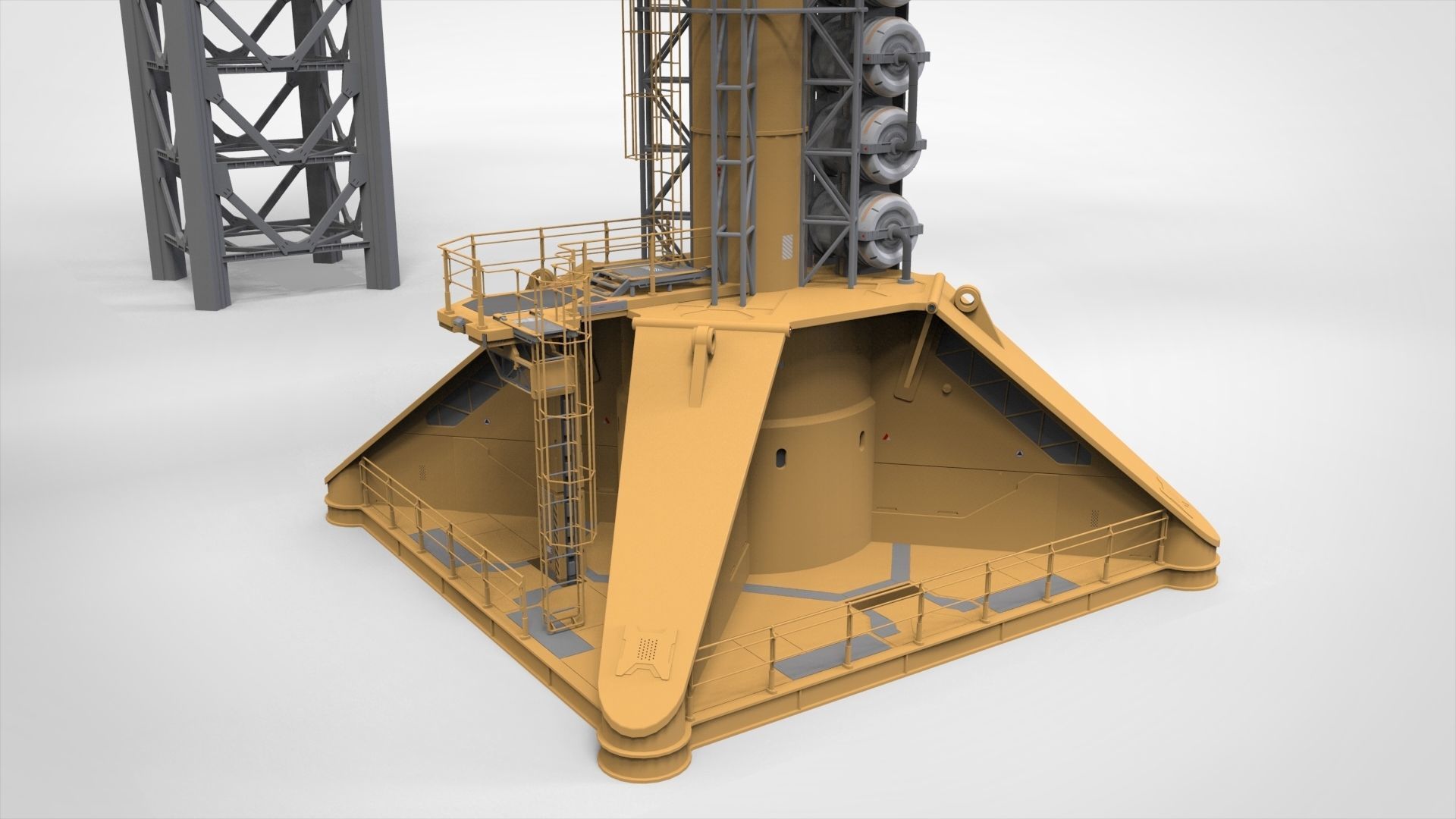 Sci-Fi Wind turbine 1 3D model_8