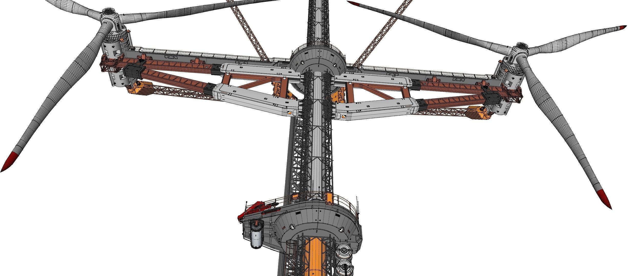 Sci-Fi Wind turbine 1 3D model_52