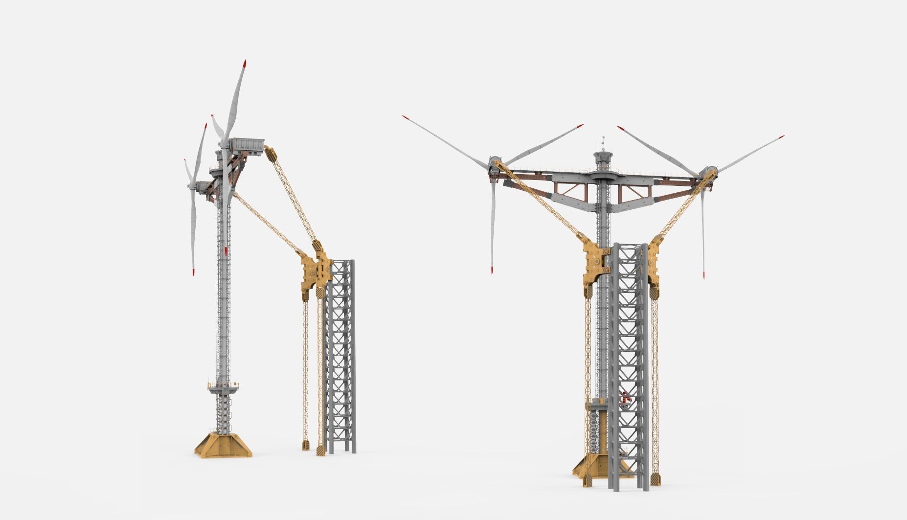 Sci-Fi Wind turbine 1 3D model_46