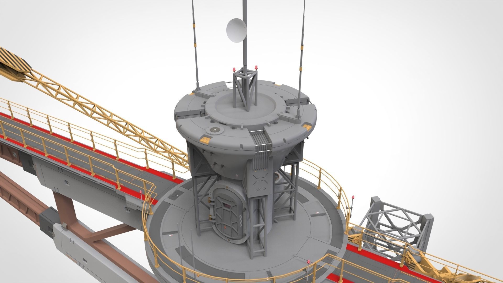 Sci-Fi Wind turbine 1 3D model_31