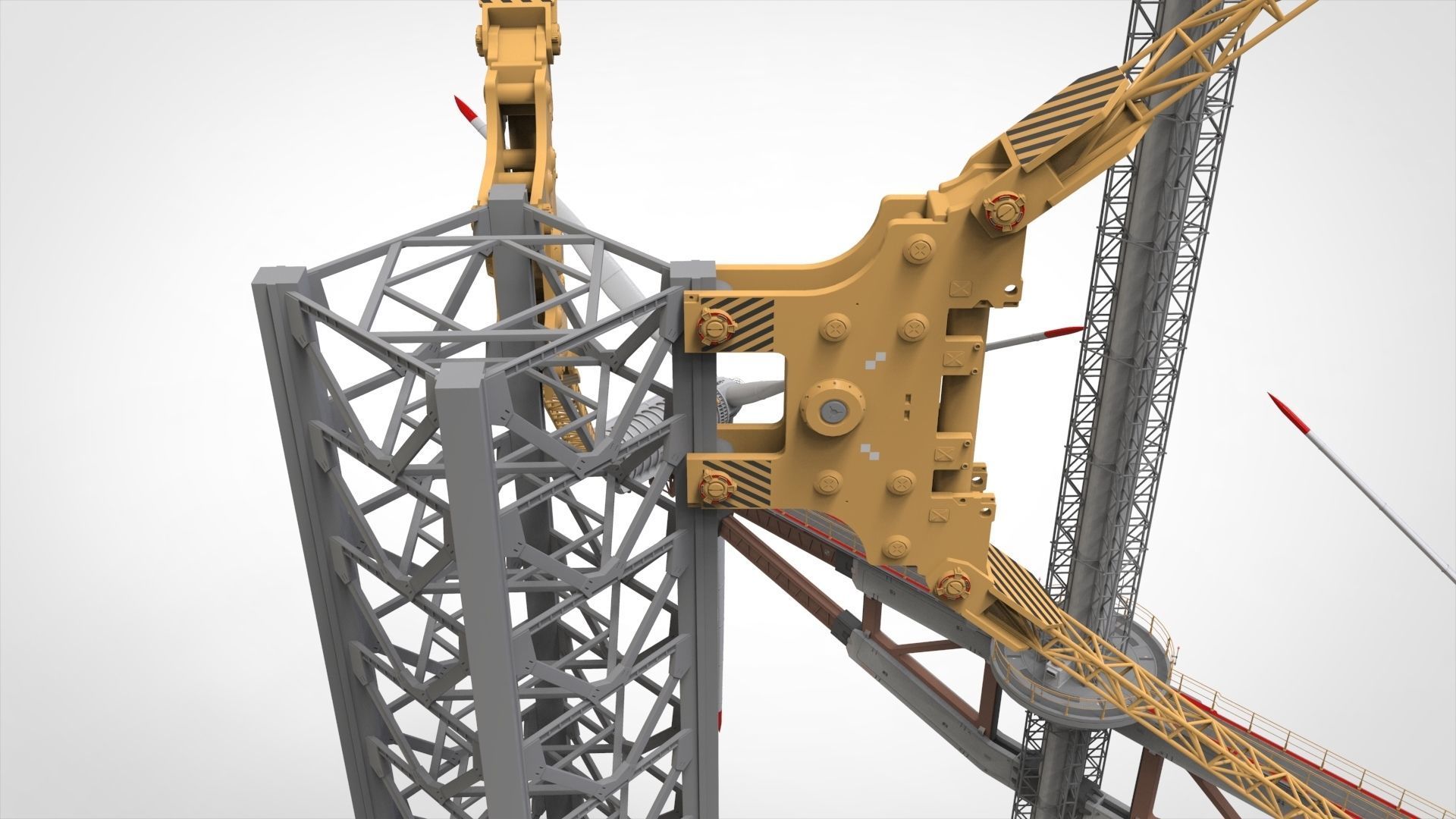 Sci-Fi Wind turbine 1 3D model_35