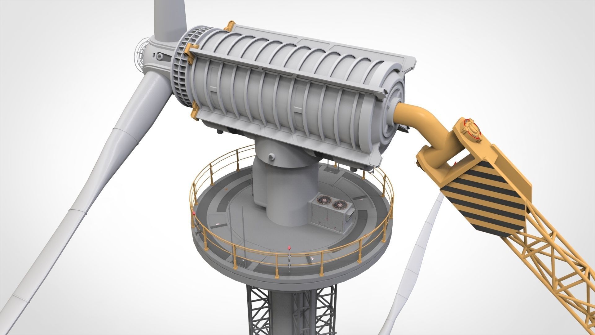 Sci-Fi Wind turbine 1 3D model_44