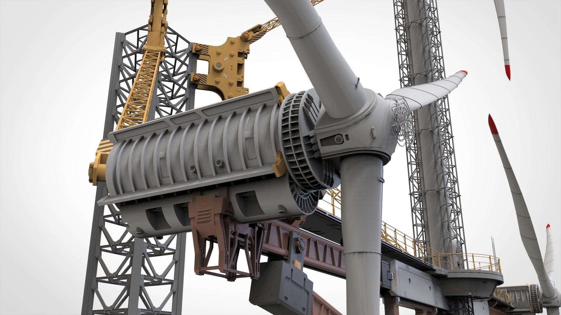 Sci-Fi Wind turbine 1 3D model_22