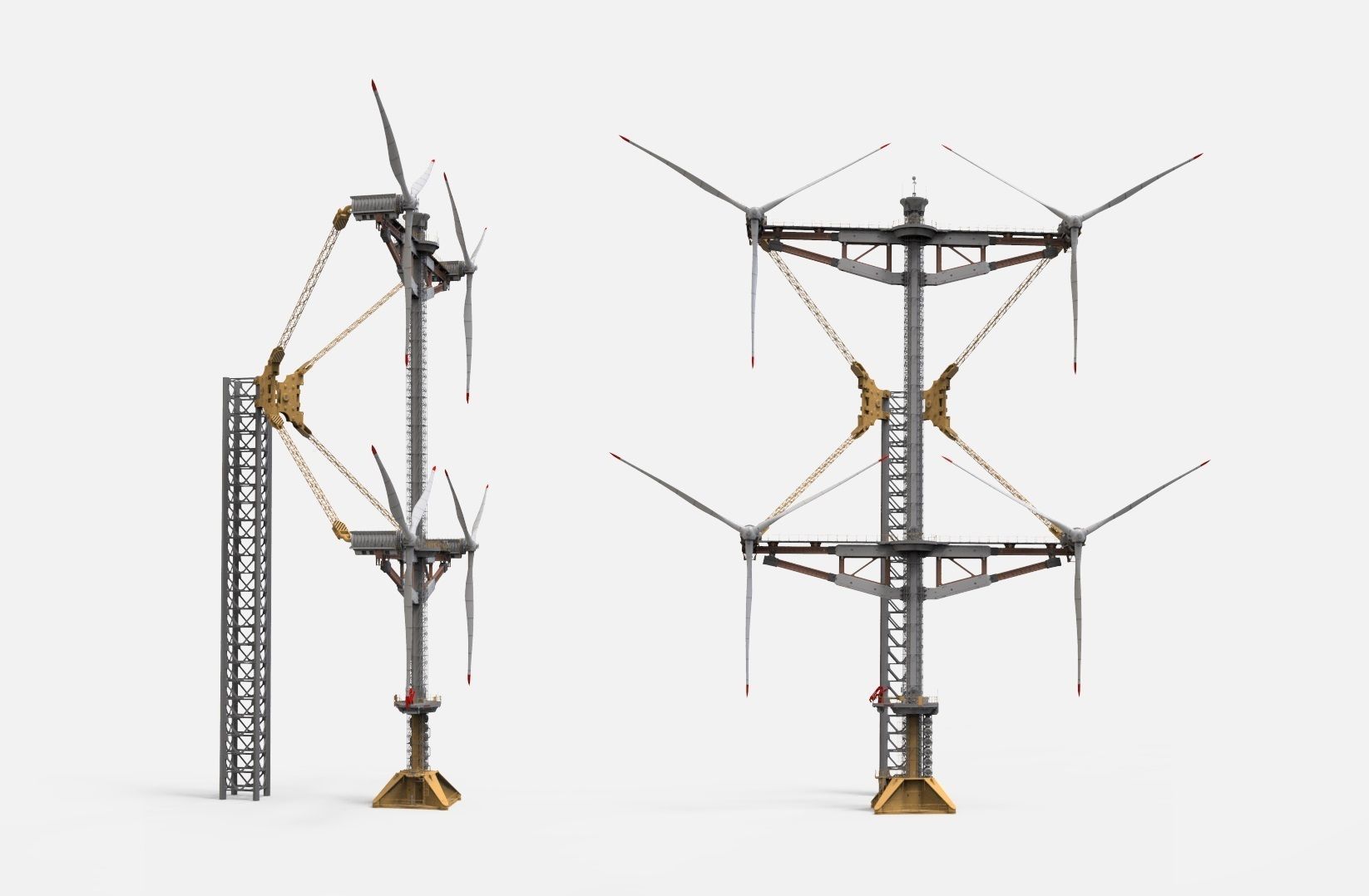 Sci-Fi Wind turbine 1 3D model_4