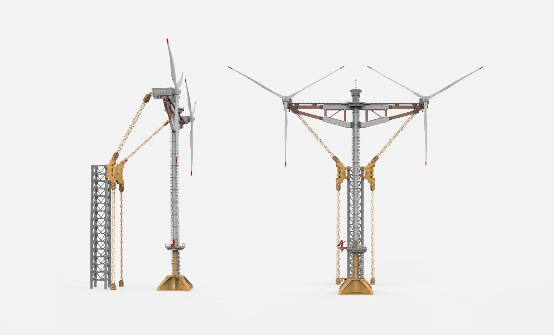 Sci-Fi Wind turbine 1 3D model_45