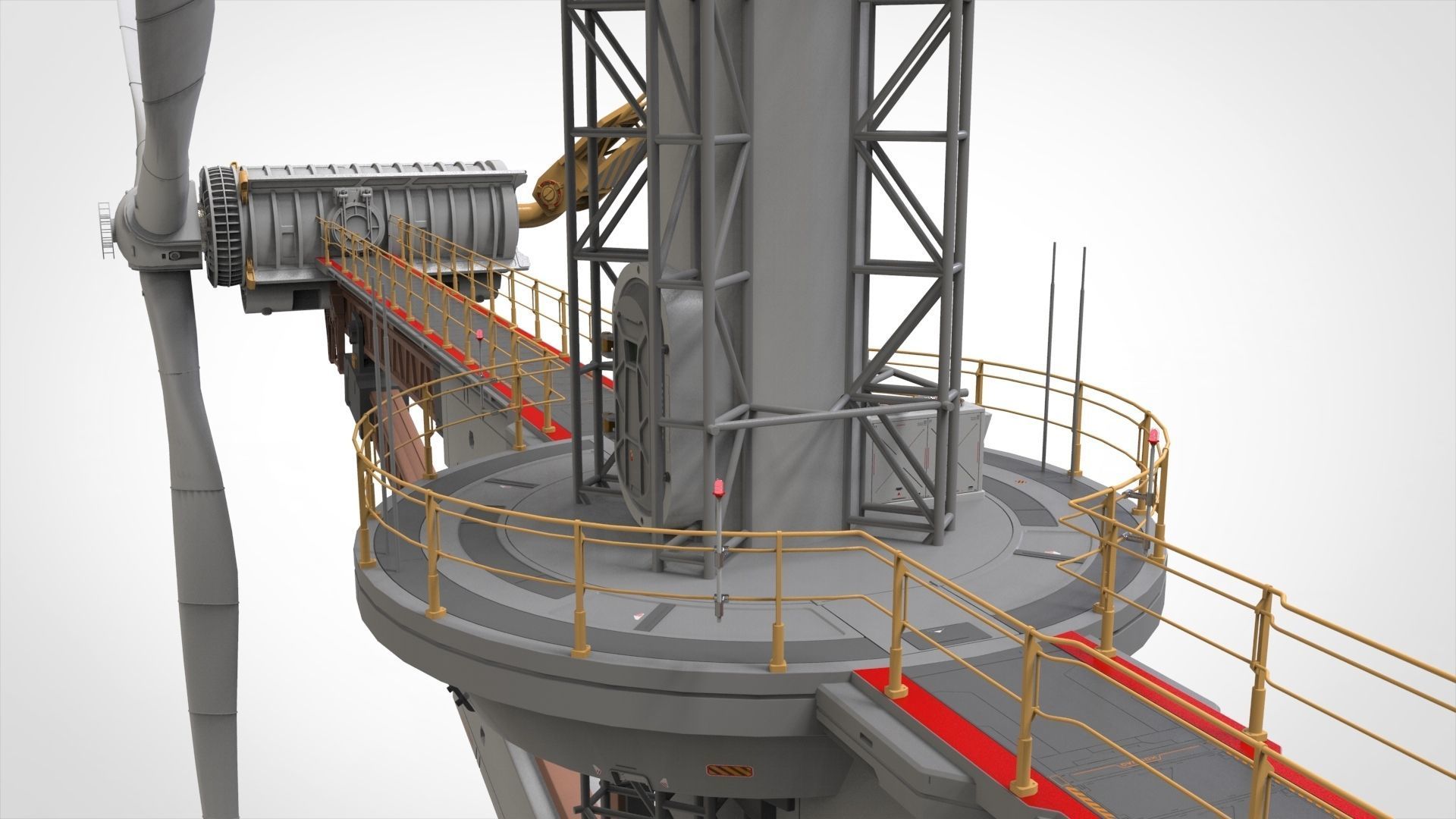 Sci-Fi Wind turbine 1 3D model_18