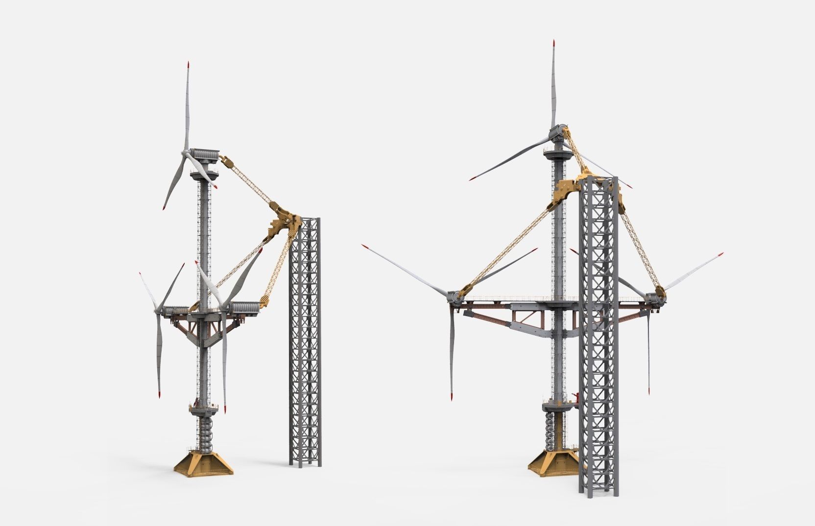 Sci-Fi Wind turbine 1 3D model_38