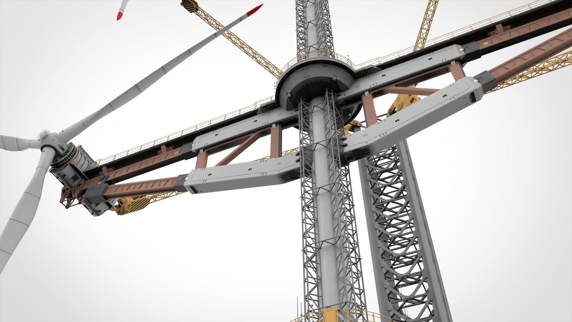 Sci-Fi Wind turbine 1 3D model_16