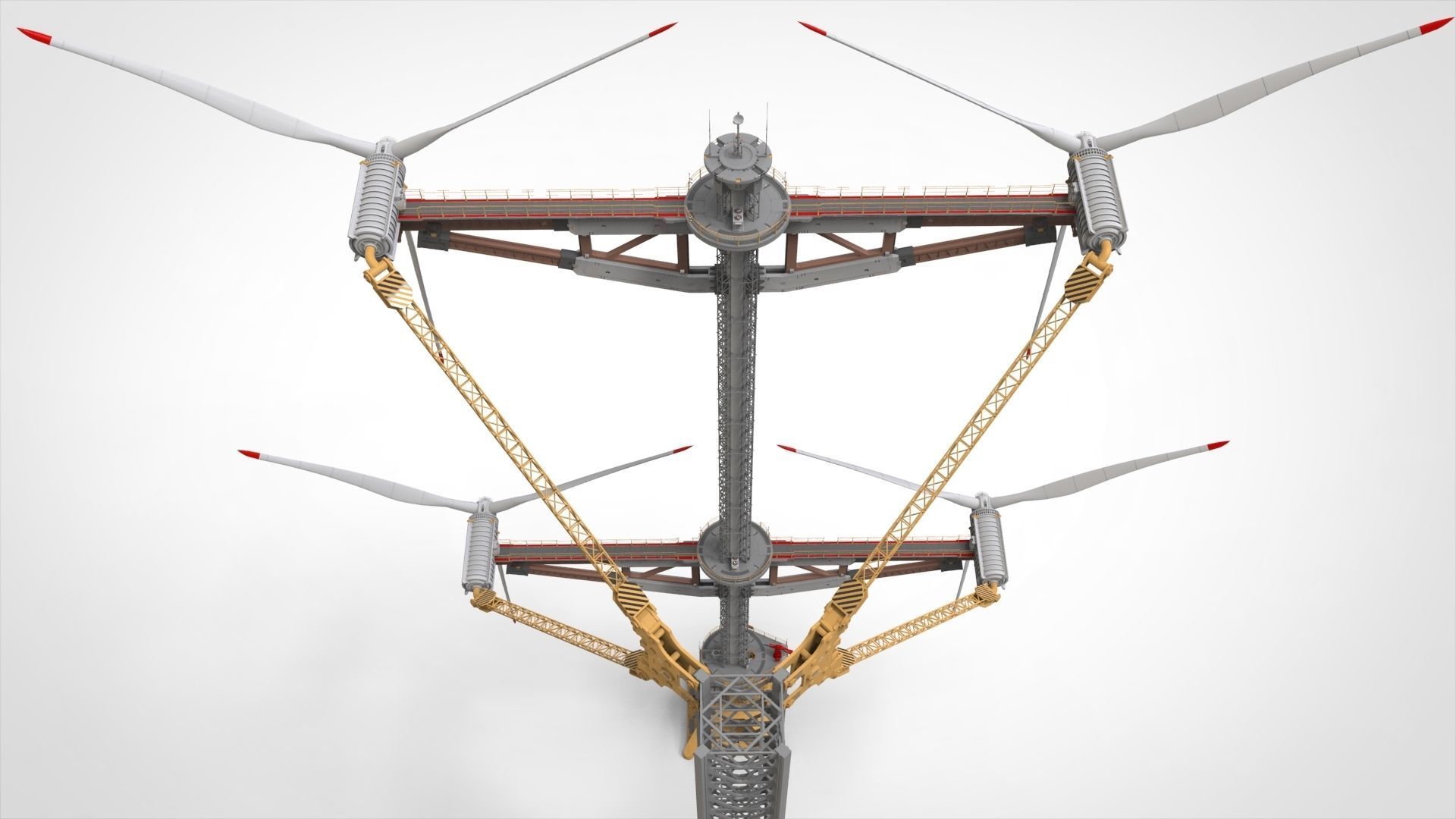Sci-Fi Wind turbine 1 3D model_33