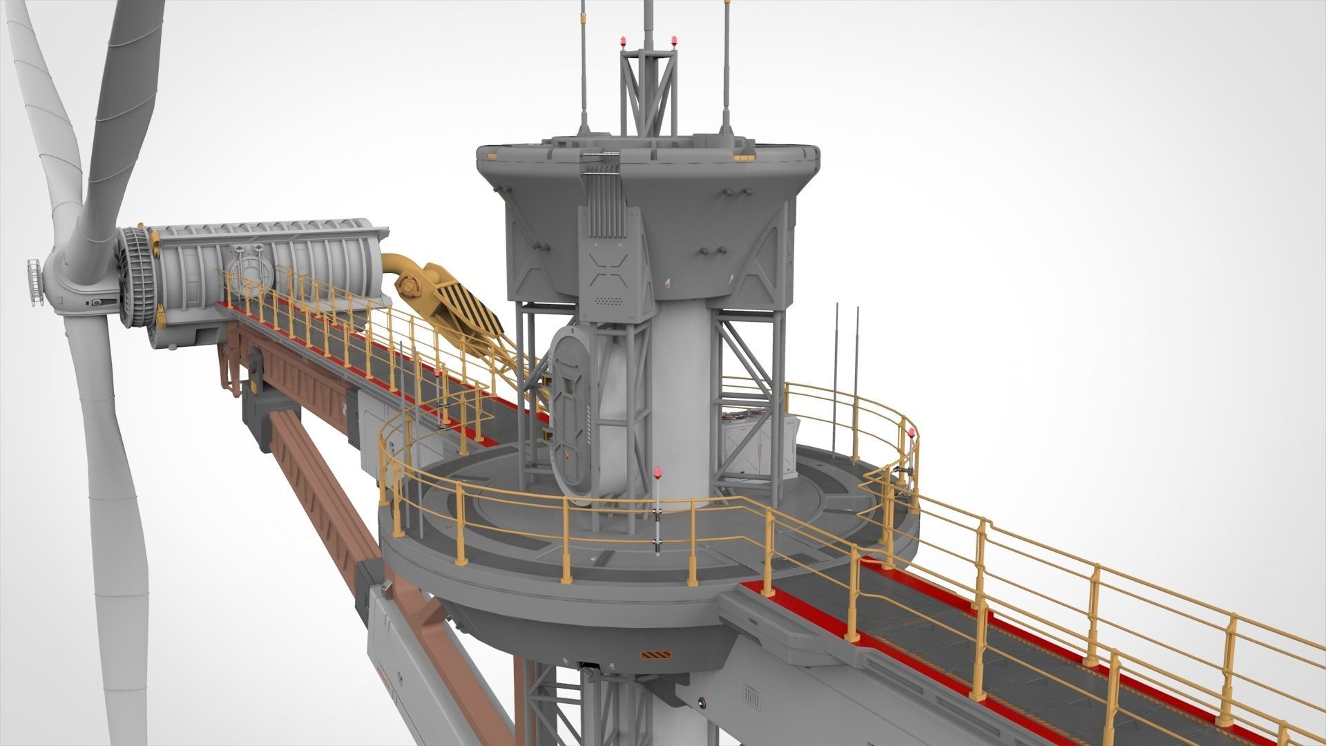 Sci-Fi Wind turbine 1 3D model_30