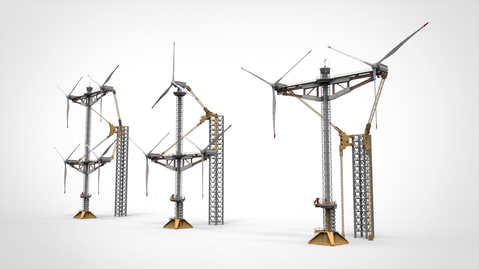 Sci-Fi Wind turbine 1 3D model_3