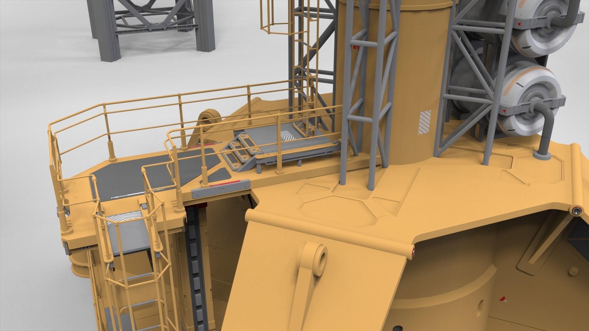 Sci-Fi Wind turbine 1 3D model_10