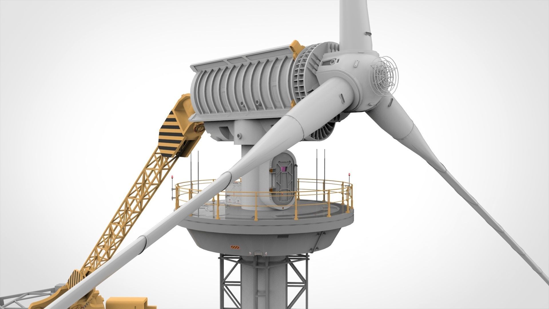 Sci-Fi Wind turbine 1 3D model_43
