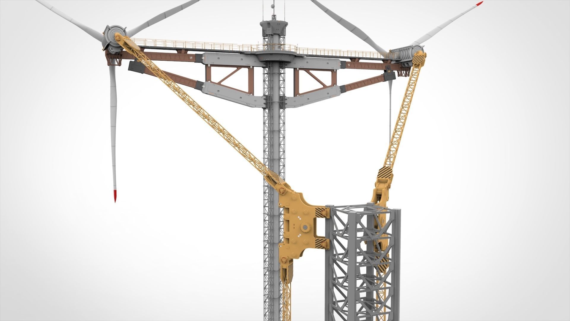 Sci-Fi Wind turbine 1 3D model_49