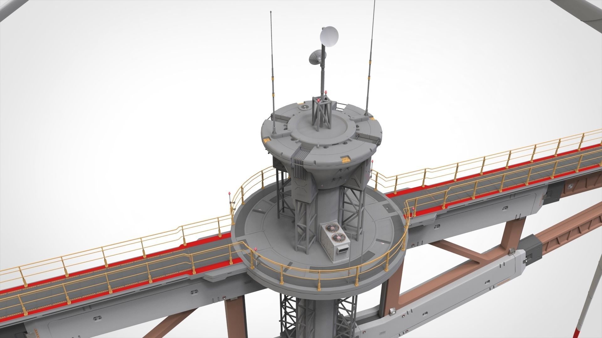 Sci-Fi Wind turbine 1 3D model_32
