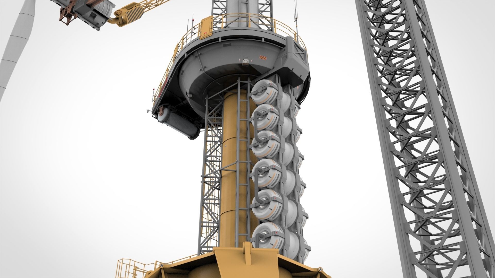 Sci-Fi Wind turbine 1 3D model_12