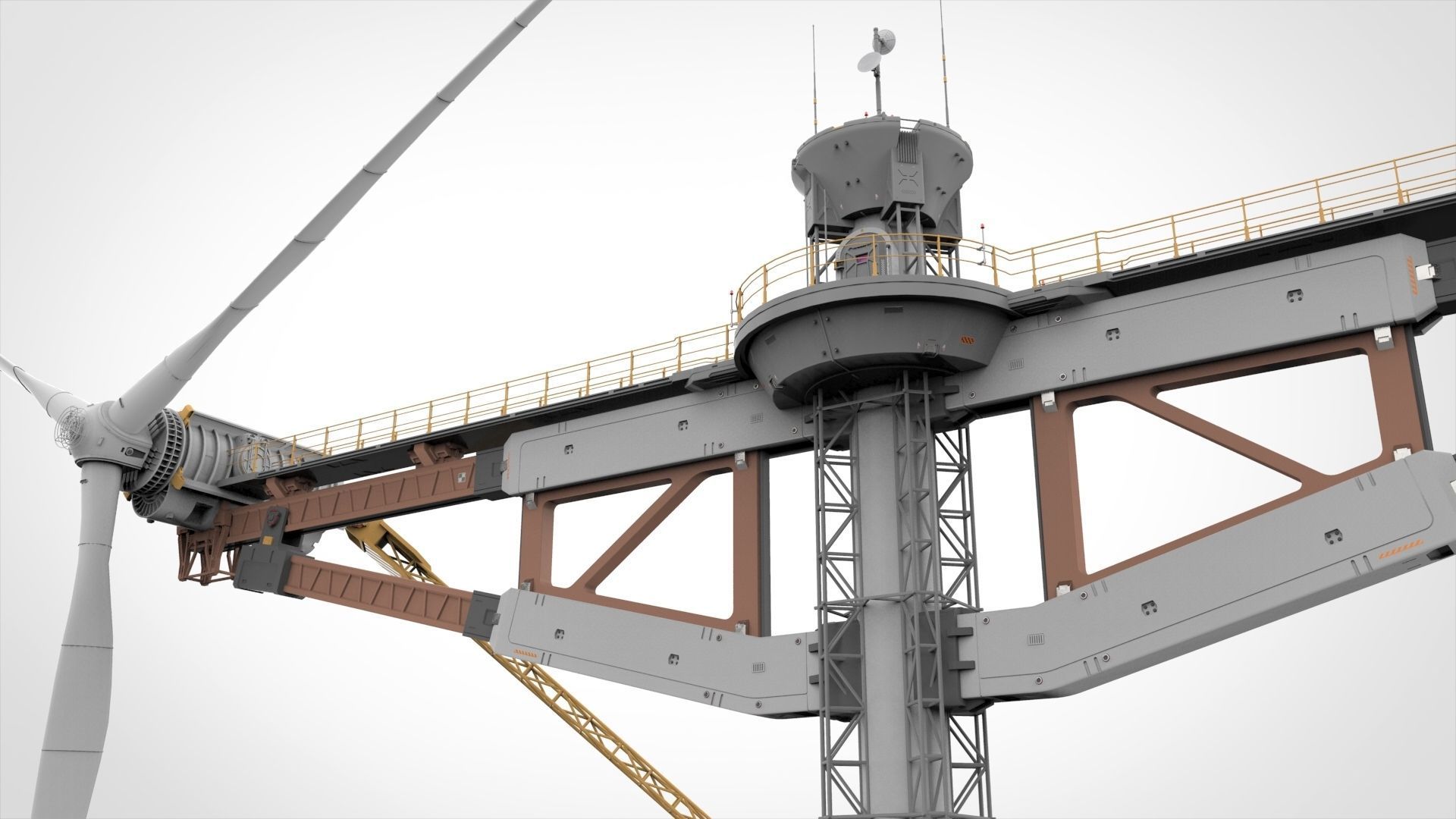 Sci-Fi Wind turbine 1 3D model_29