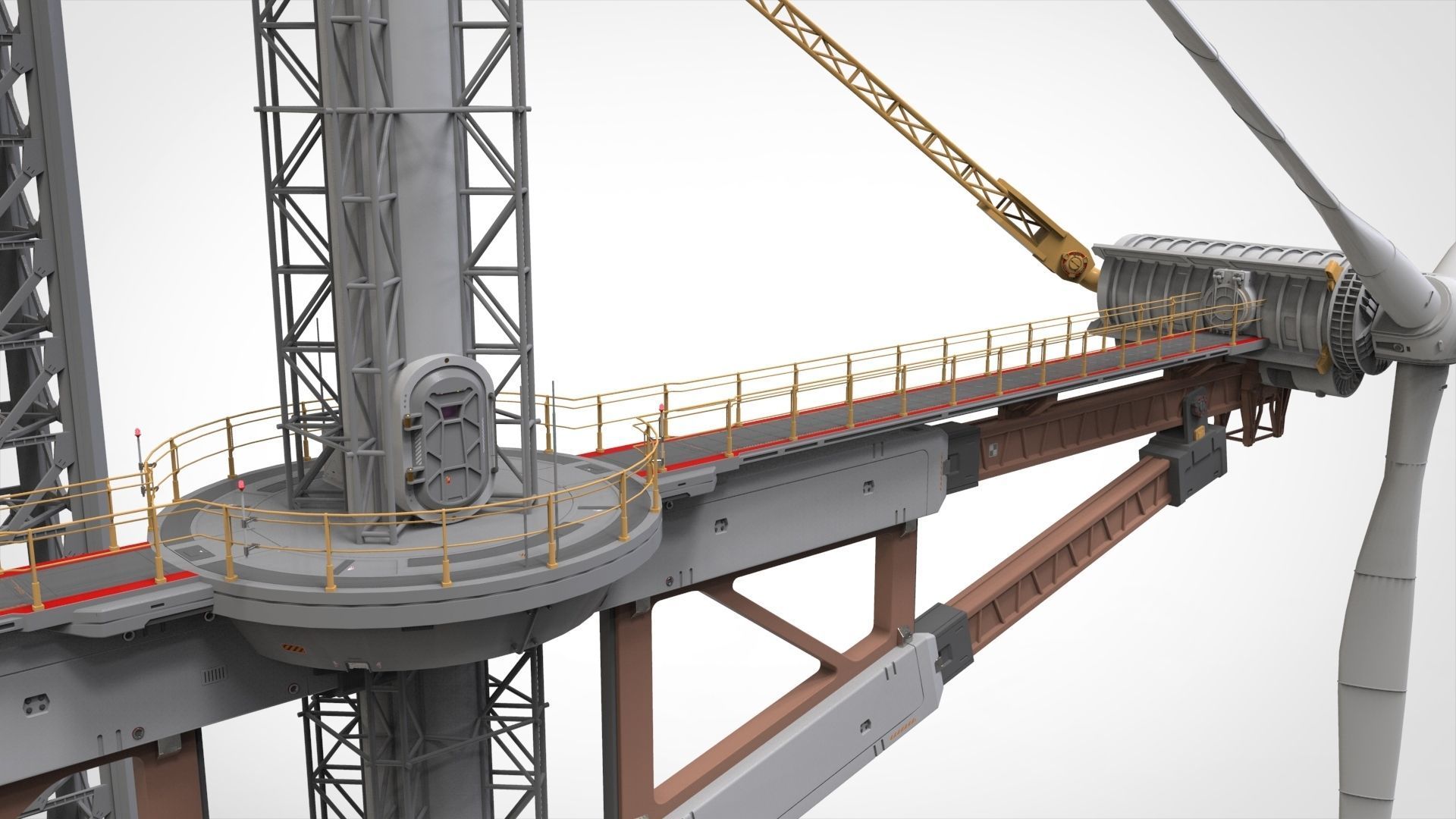 Sci-Fi Wind turbine 1 3D model_19