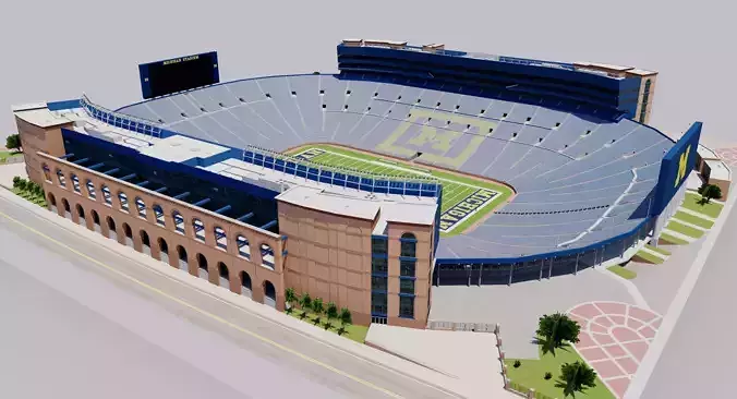 Michigan Stadium - USA 3D model