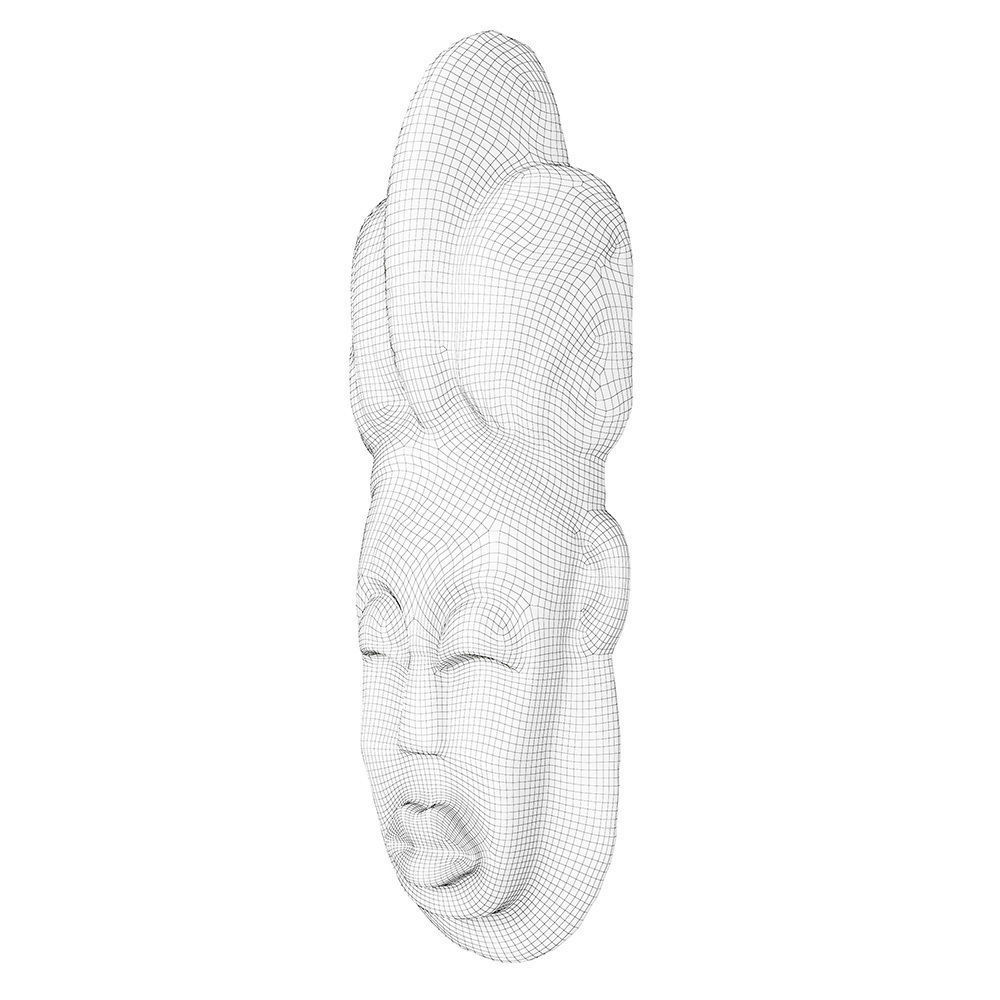 Mask Wall Decoration 02 3D model_12