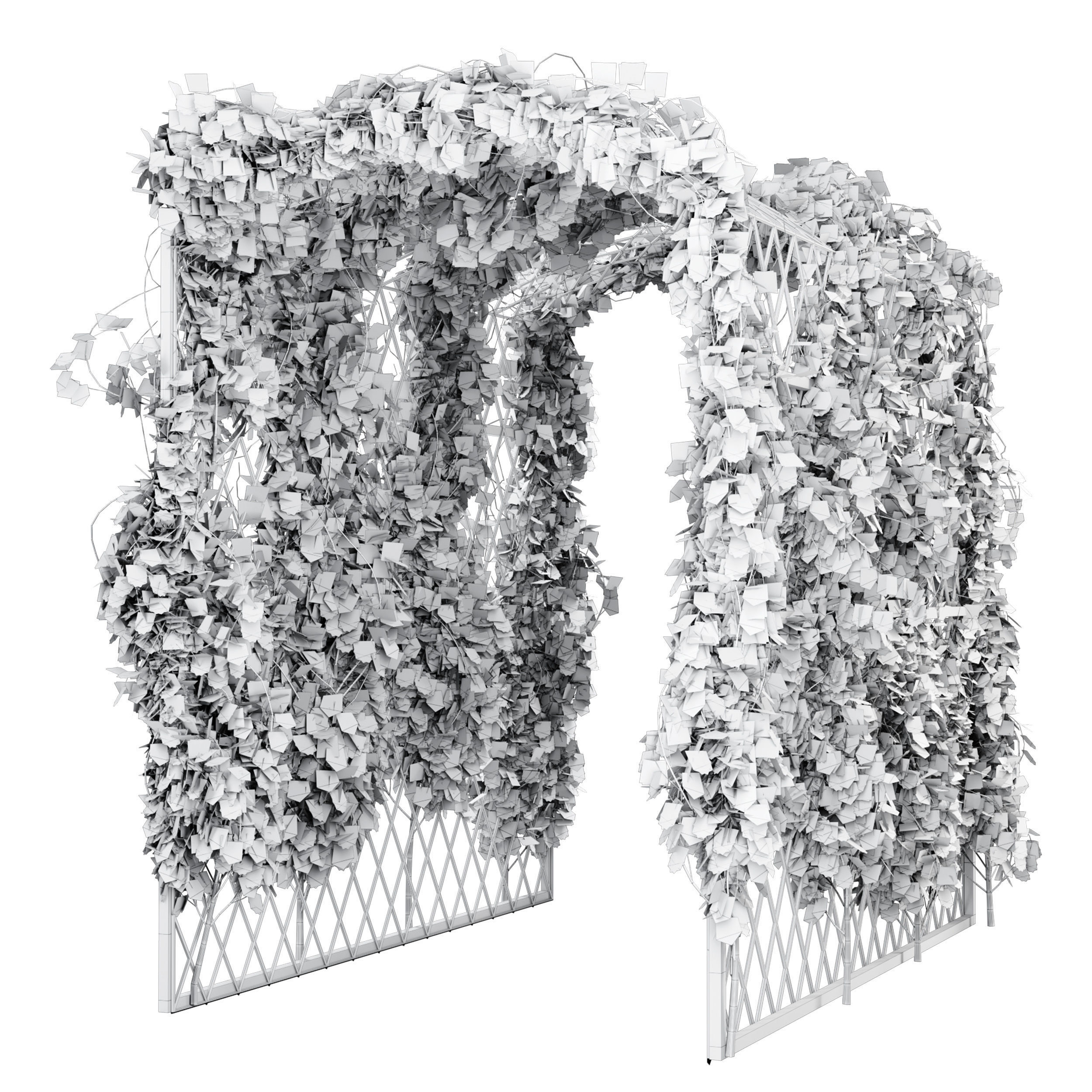 Ivy plant set04 3D model_3