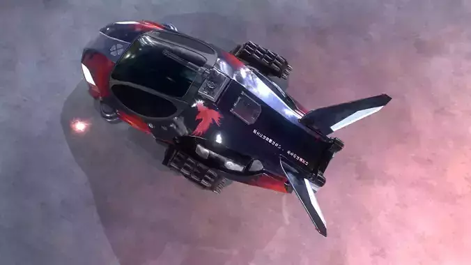 Blueprints Sci-Fi Vehicle for Unreal Engine