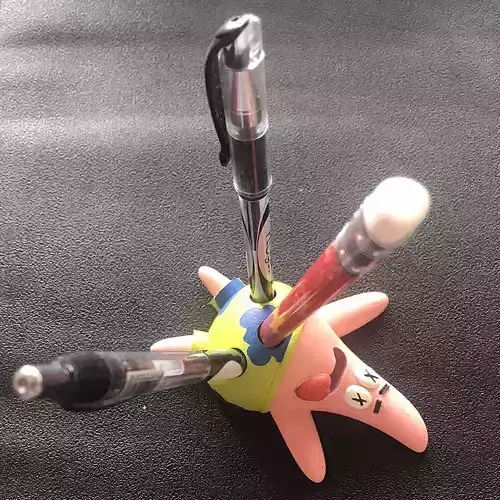 Patrick Star from Sponge Bob series Pen or Pencil Holder 3D print model