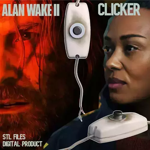 Magical Clicker Alan Wake 2 3D print model Magical Clicker Alan Wake 2 3D print model