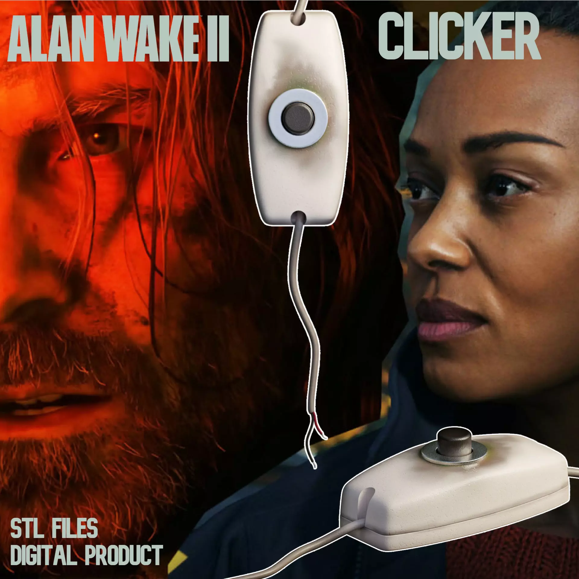 Magical Clicker Alan Wake 2 3D print model_0