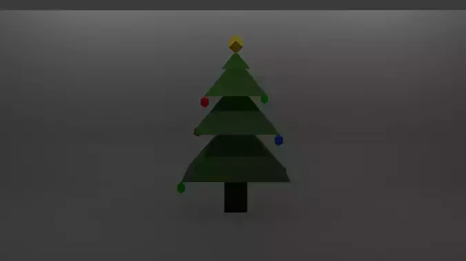 Christmas Xmas Tree No Lights No Gifts