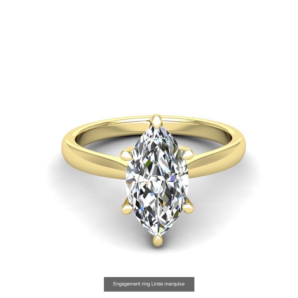 Engagement ring marquise 10 models Collection _10