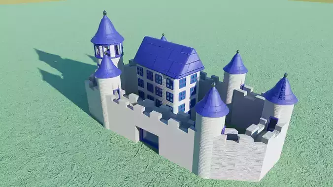 Fortress 3D model