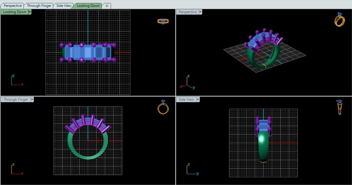 Ring C-01 3D print model_1
