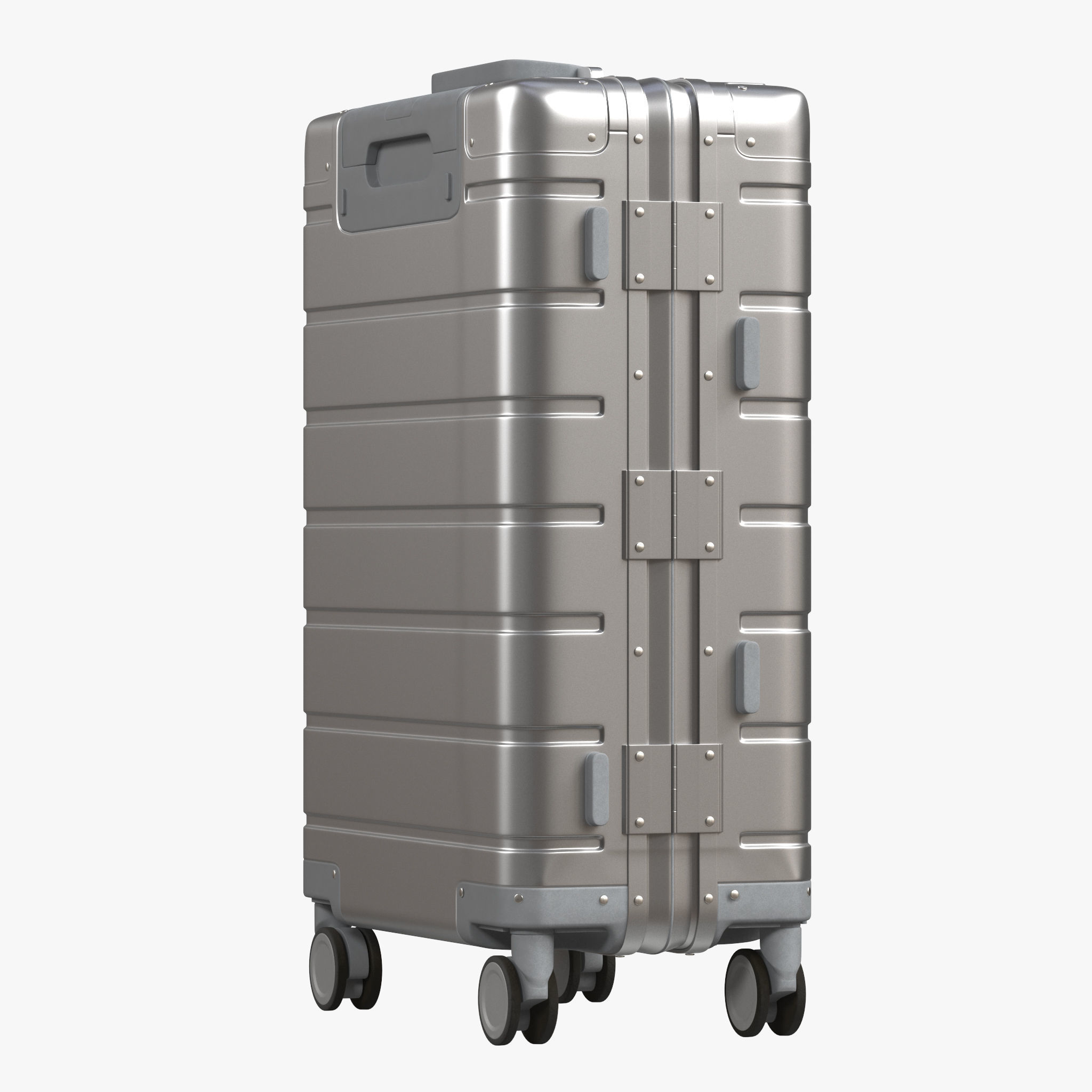 Xiaomi Metal Carry-on Luggage 20 3D model_7