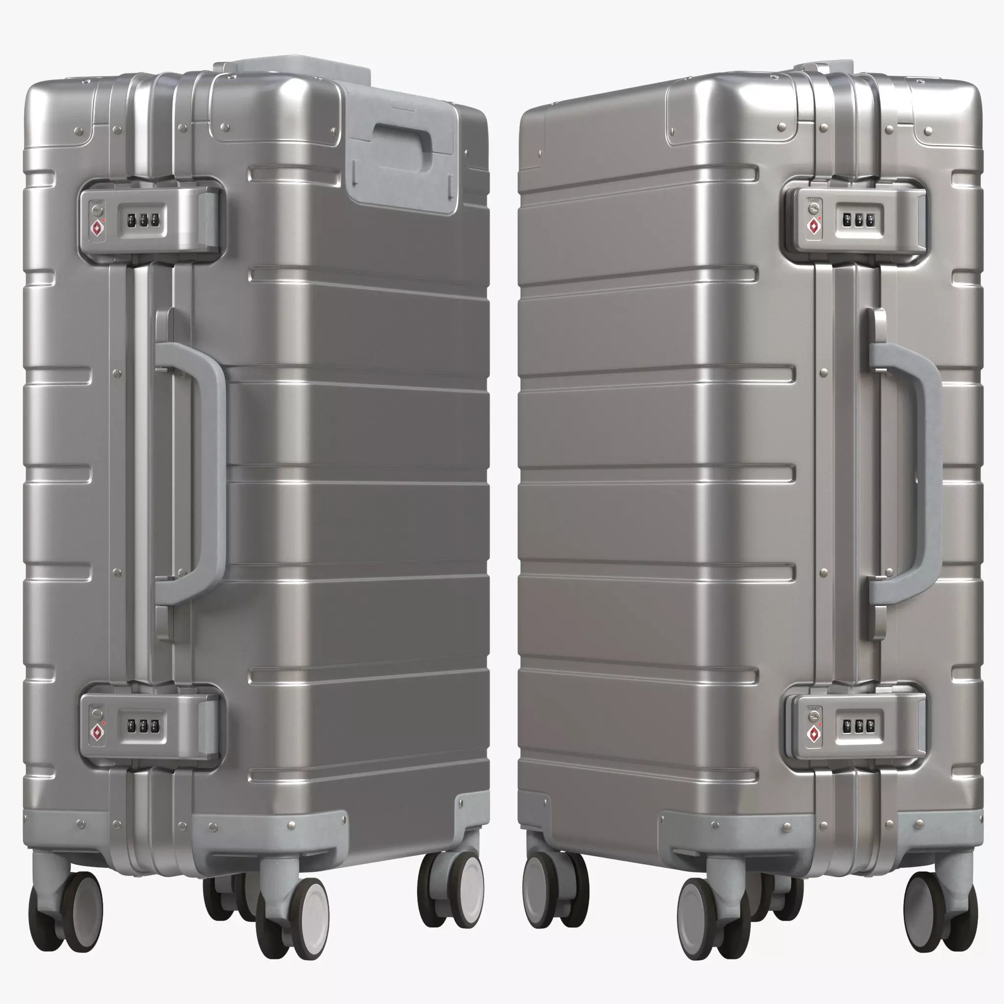 Xiaomi Metal Carry-on Luggage 20 3D model_0