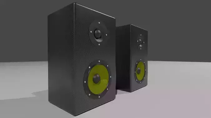 Carbon Fiber Shelf Speakers