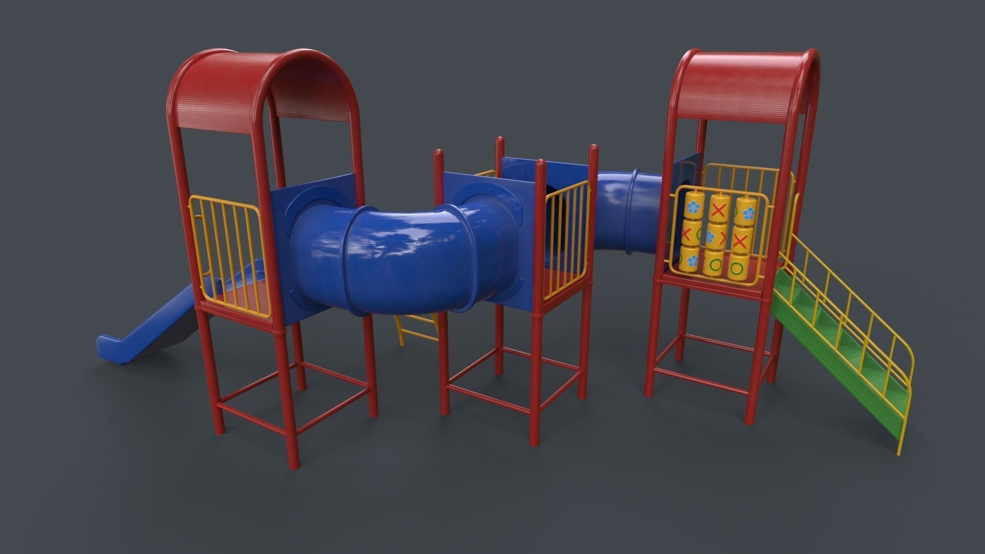 3D model PBR Playground Outdoor Jungle Gym 19 VR / AR / lowpoly CGTrader