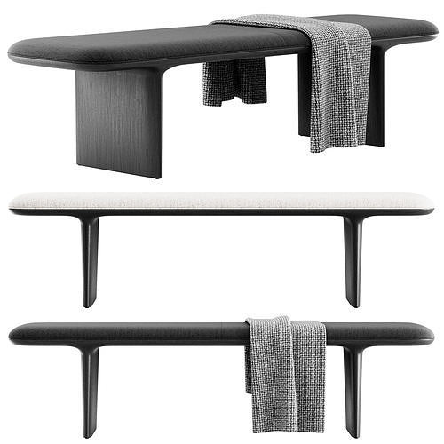 Catia Bench by Bernhardt Design 1 3D model 2