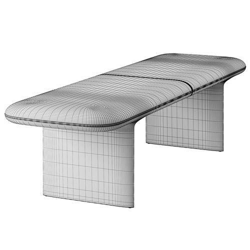Catia Bench by Bernhardt Design 1 3D model 5