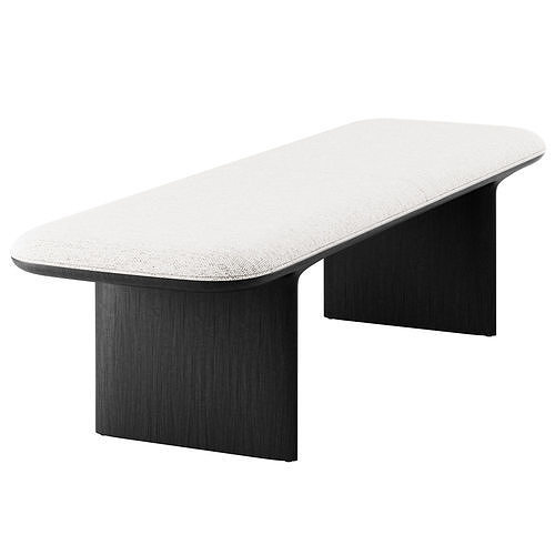 Catia Bench by Bernhardt Design 1 3D model 4