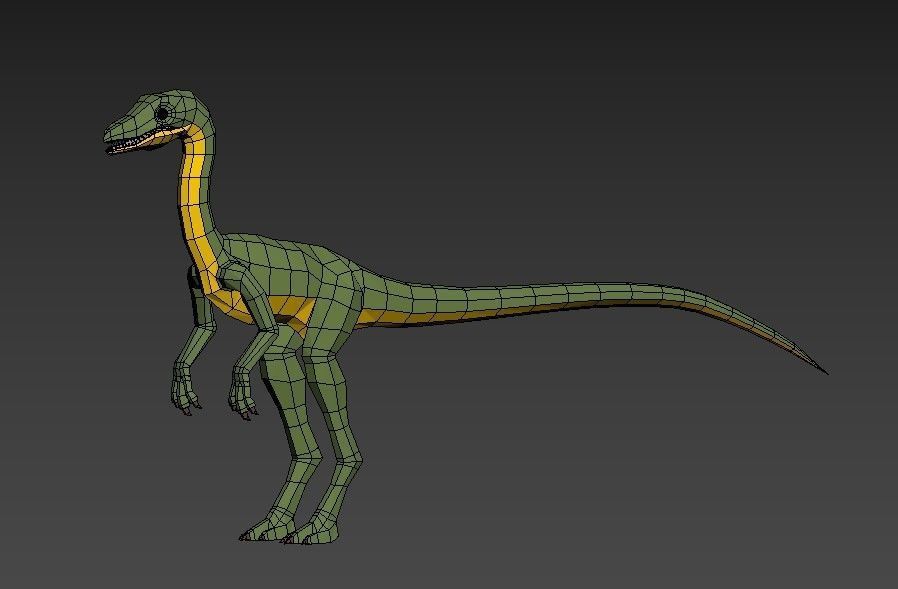 Dinosaurs Lowpoly - Swam Pack Low-poly 3D model_5