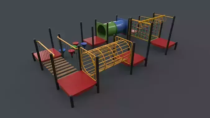 PBR Playground Outdoor Jungle Gym 20