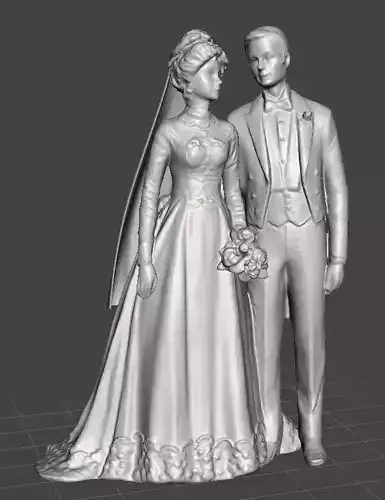 wedding topper 4 and veil