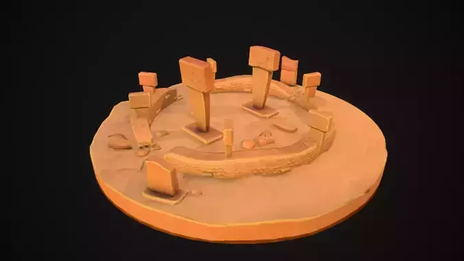 Stylized Gobekli Tepe