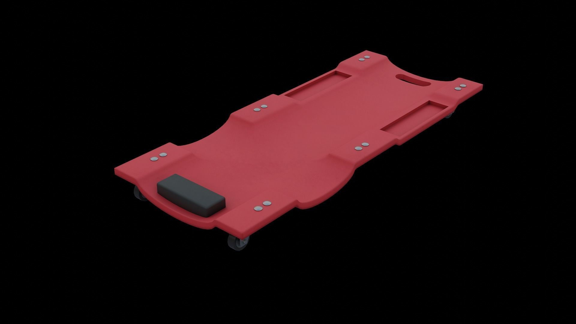 Auto Service Garage Assets Pack  Low-poly 3D model_18