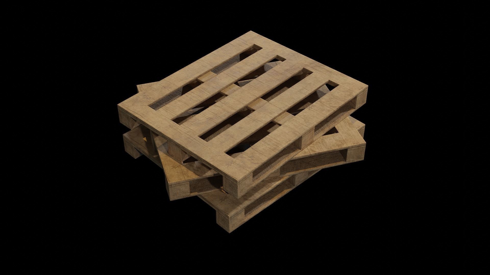 Auto Service Garage Assets Pack  Low-poly 3D model_24