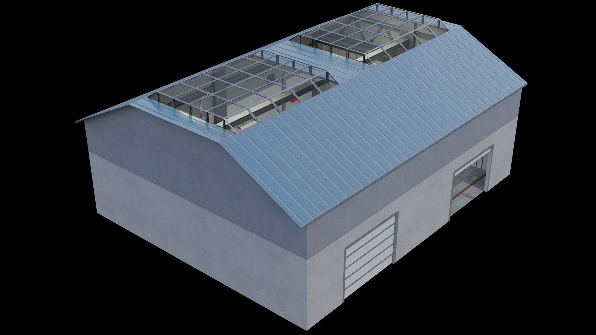 Auto Service Garage Assets Pack  Low-poly 3D model_34