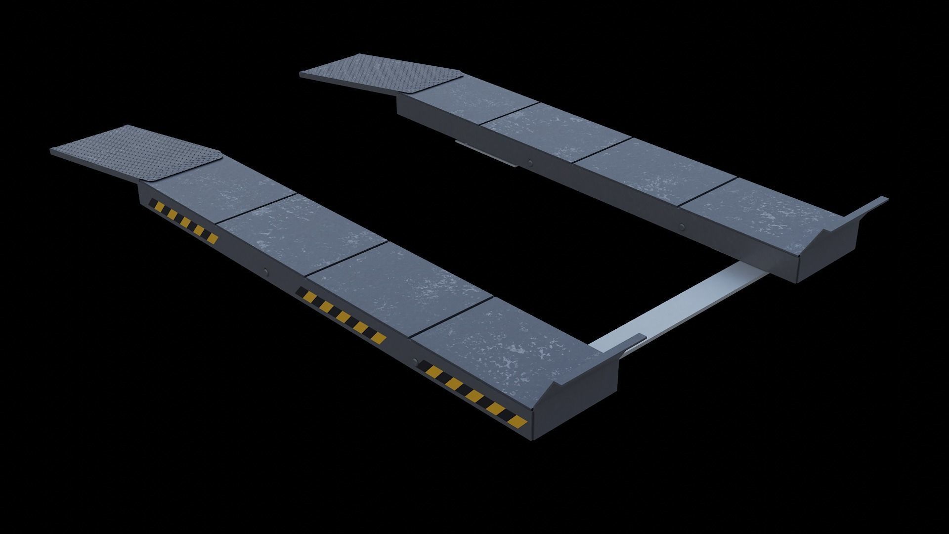 Auto Service Garage Assets Pack  Low-poly 3D model_15