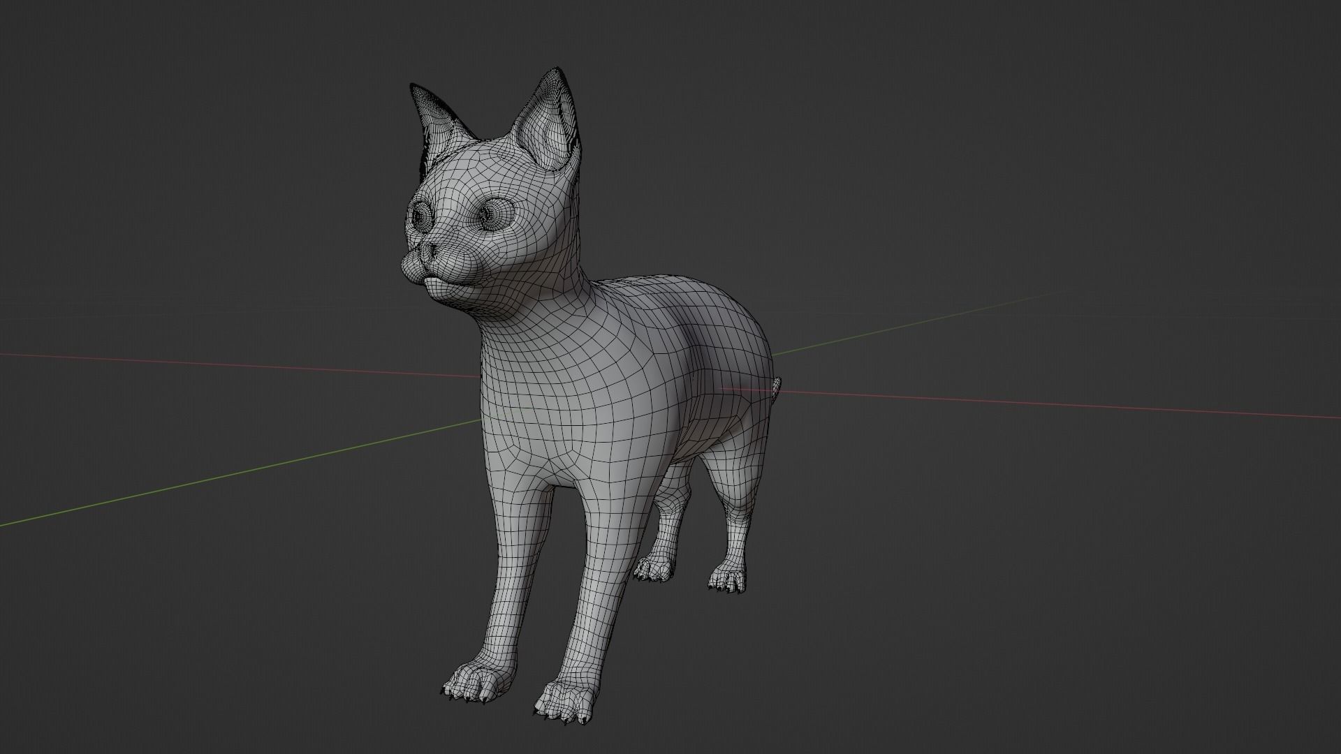 Cat white black calico tabby orange siamese sphynx etc 3D model_19