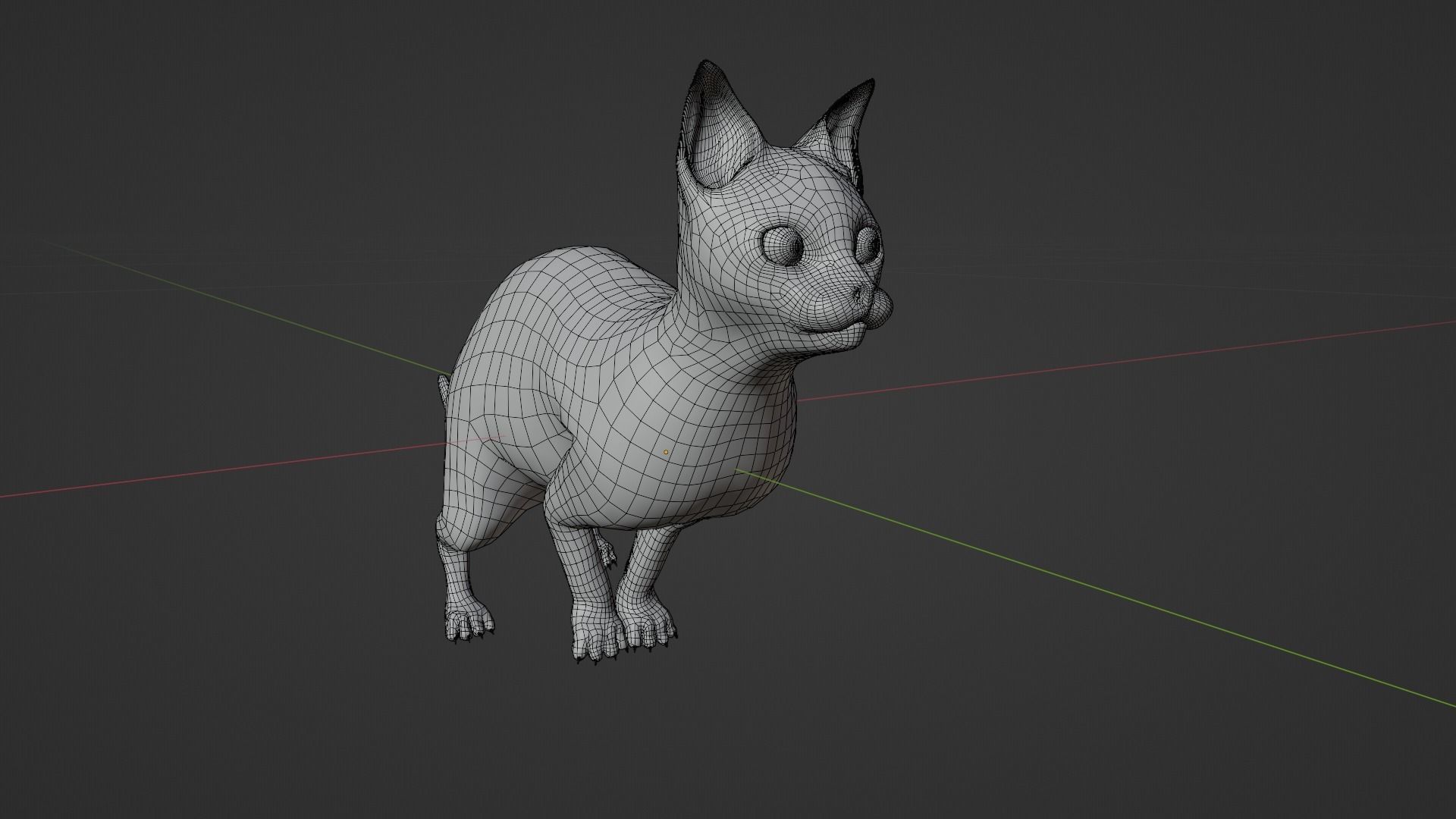 Cat white black calico tabby orange siamese sphynx etc 3D model_18